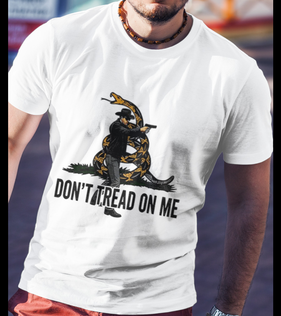Jordan Salinas Don't Tread On Me Cowboy Snake Stand America T-Shirt