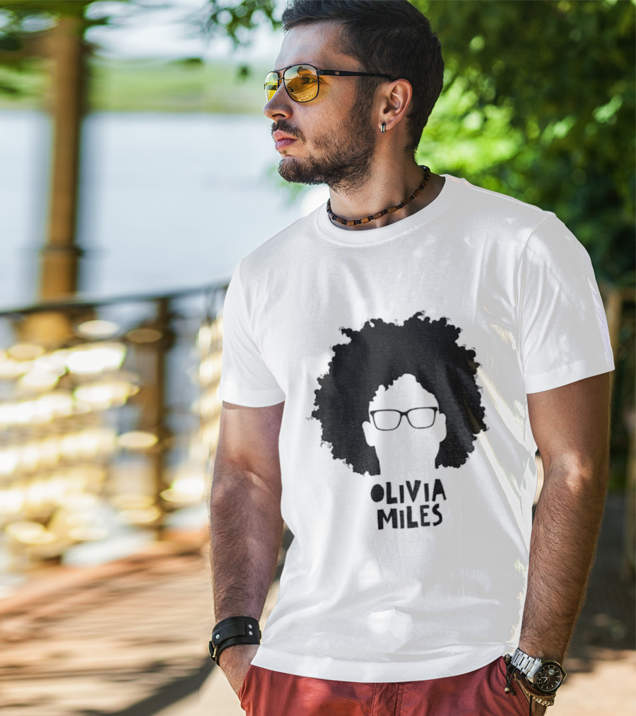 Olivia Miles Afro Glasses Icon WNBA Minnesota Lynx 2026 T-Shirt