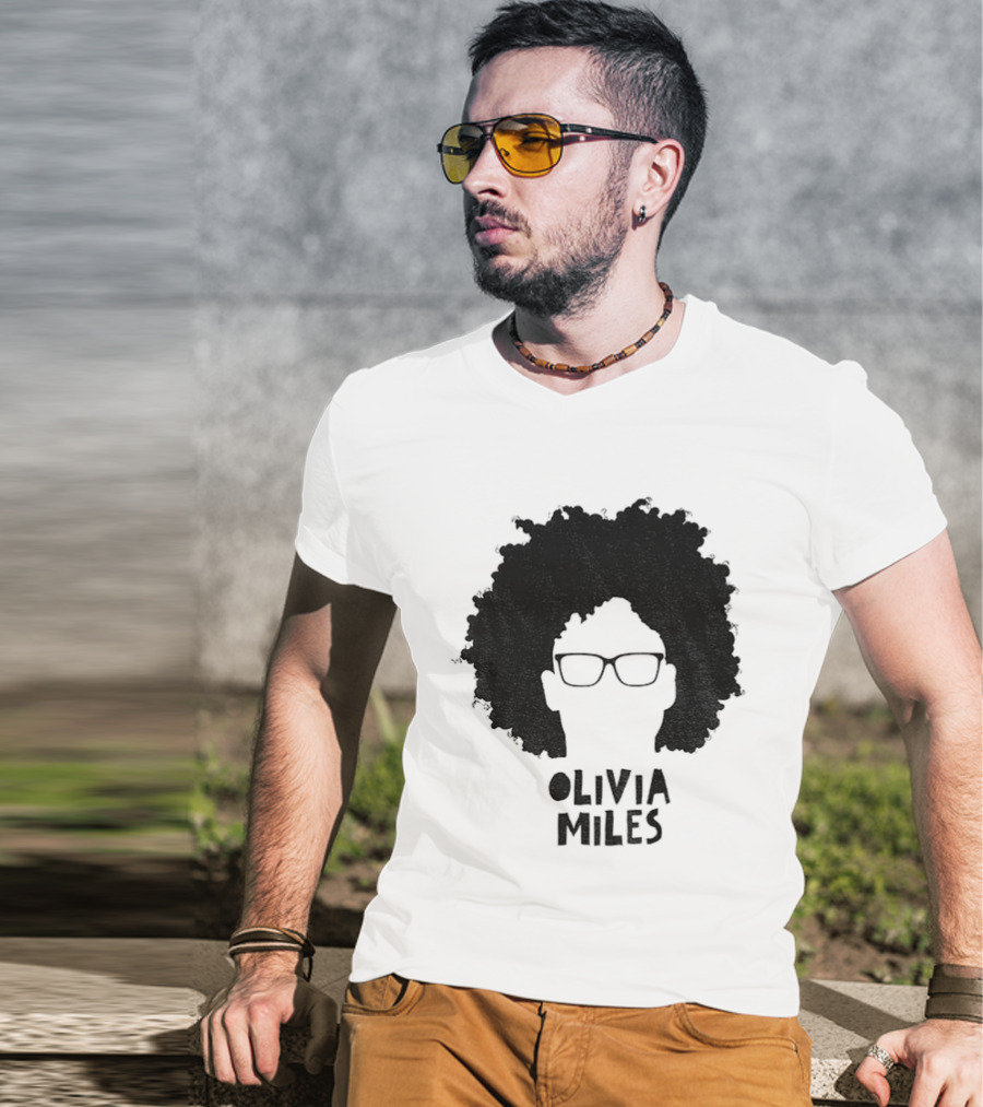 Olivia Miles Afro Glasses Icon WNBA Minnesota Lynx 2026 T-Shirt