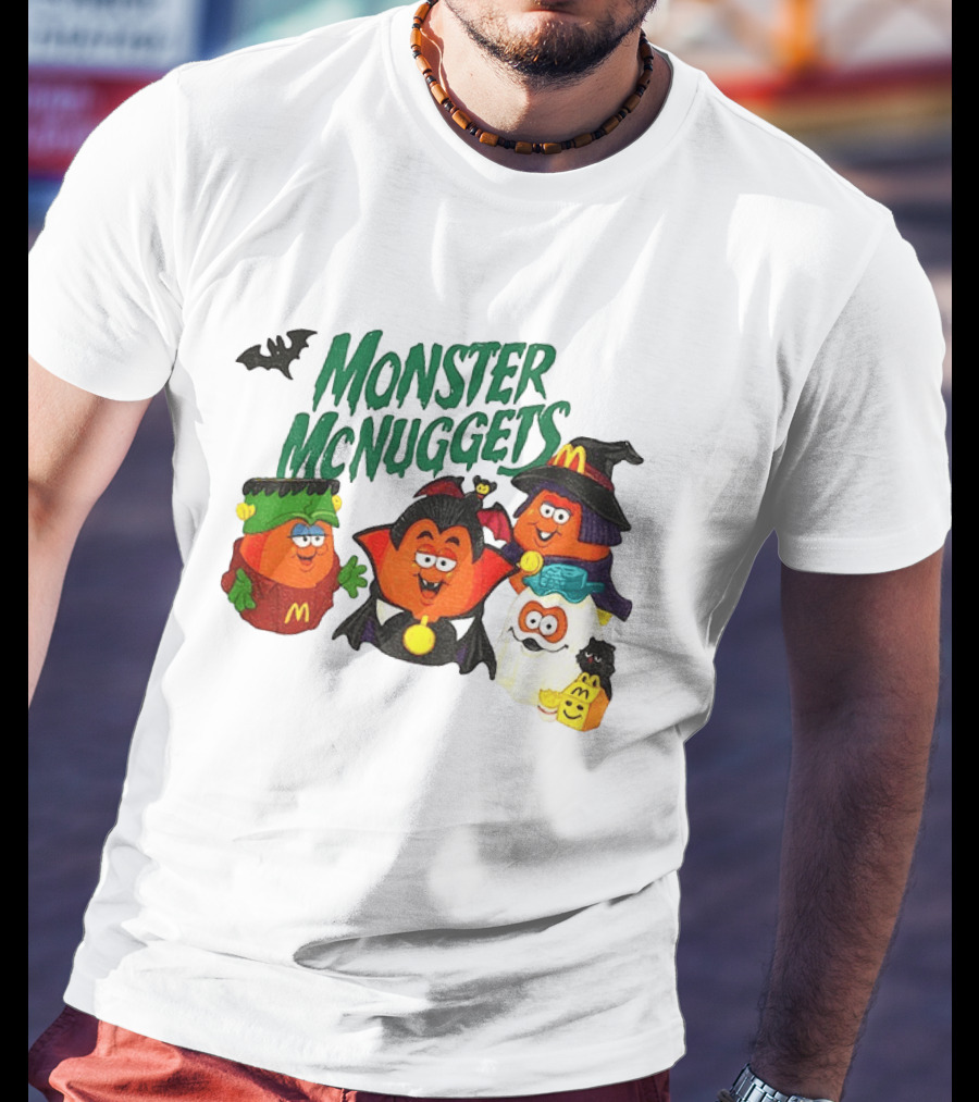 Monster McNuggets Halloween McDonald's Characters T-Shirt