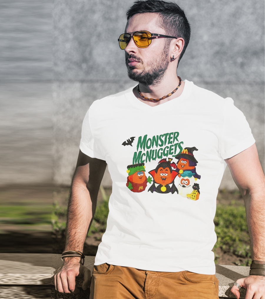 Monster McNuggets Halloween McDonald's Characters T-Shirt