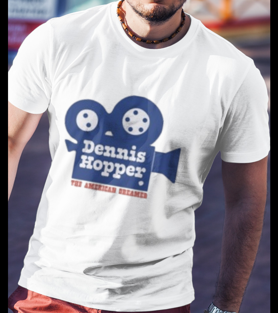 Dennis Hopper The American Dreamer Movie Camera T-Shirt