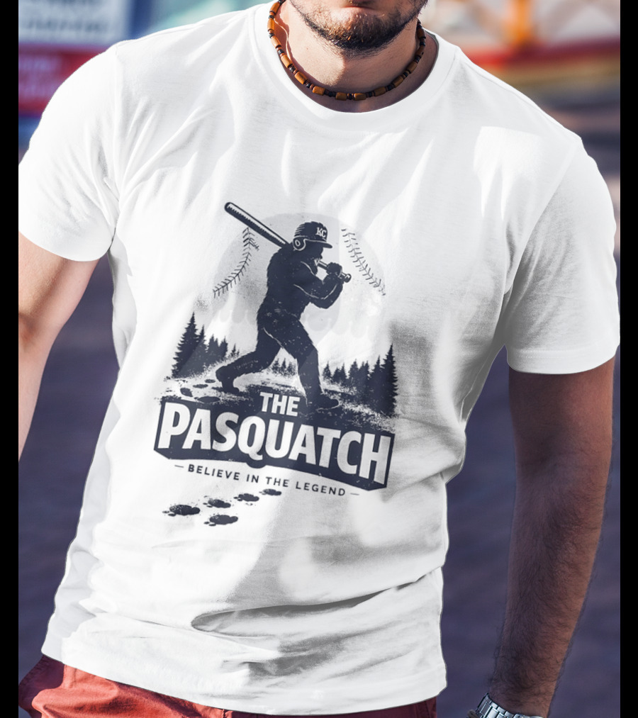 The Pasquatch Believe In The Legend Bigfoot MLB Kansas City Royals T-Shirt