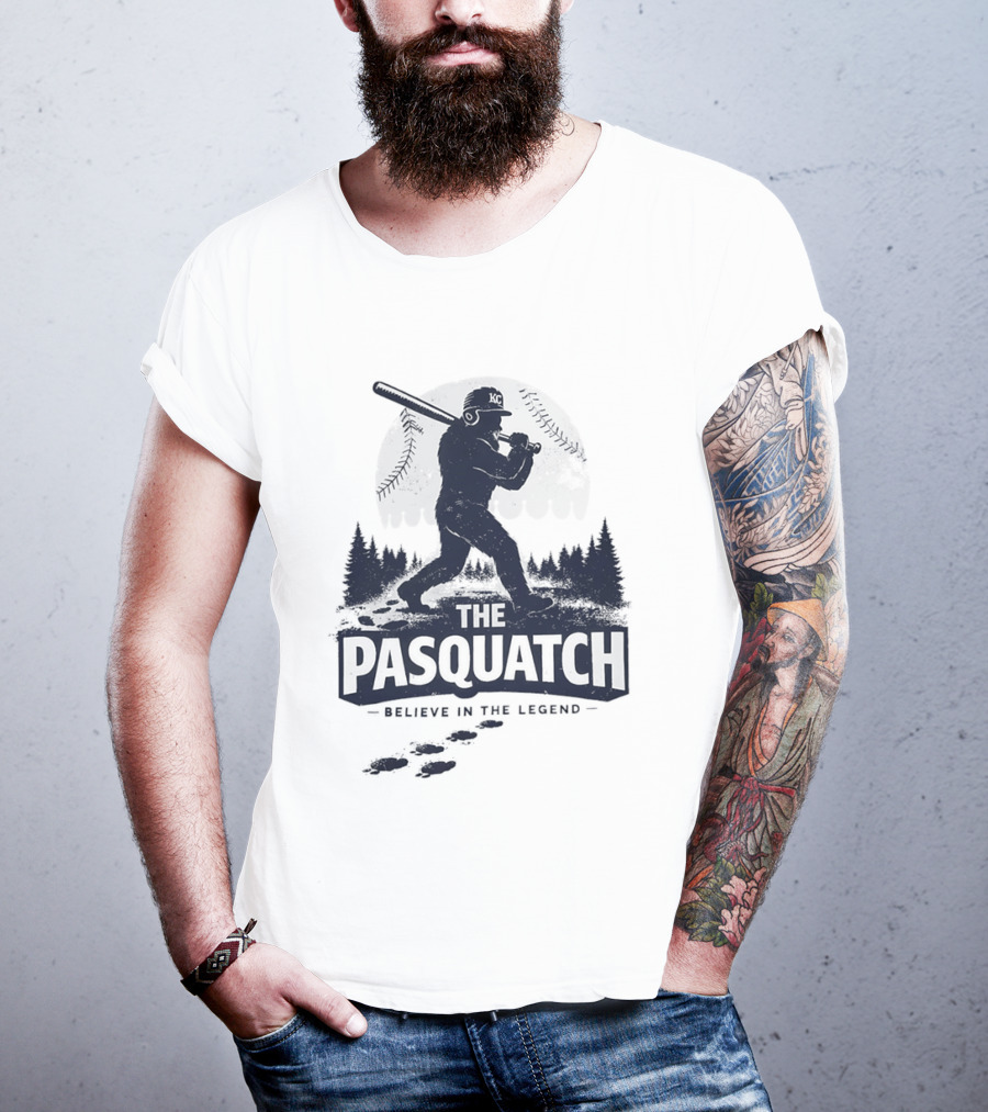 The Pasquatch Believe In The Legend Bigfoot MLB Kansas City Royals T-Shirt
