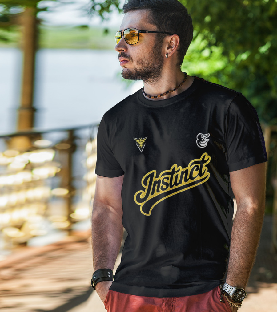 Baltimore Orioles Pokémon GO Team Instinct Collaboration 2026 T-Shirt