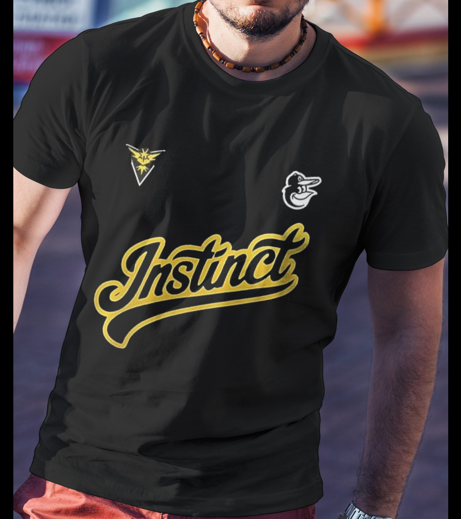 Baltimore Orioles Pokémon GO Team Instinct Collaboration 2026 T-Shirt