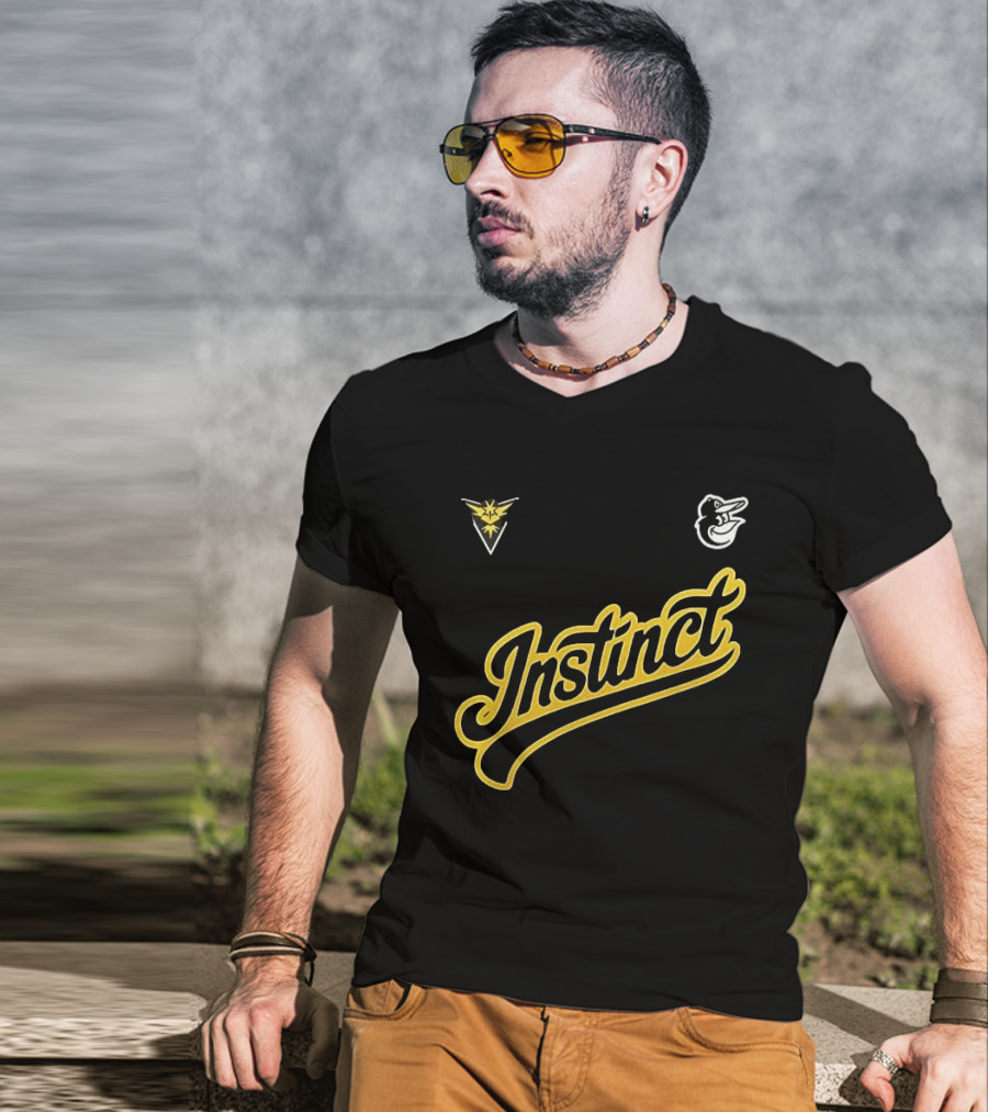 Baltimore Orioles Pokémon GO Team Instinct Collaboration 2026 T-Shirt