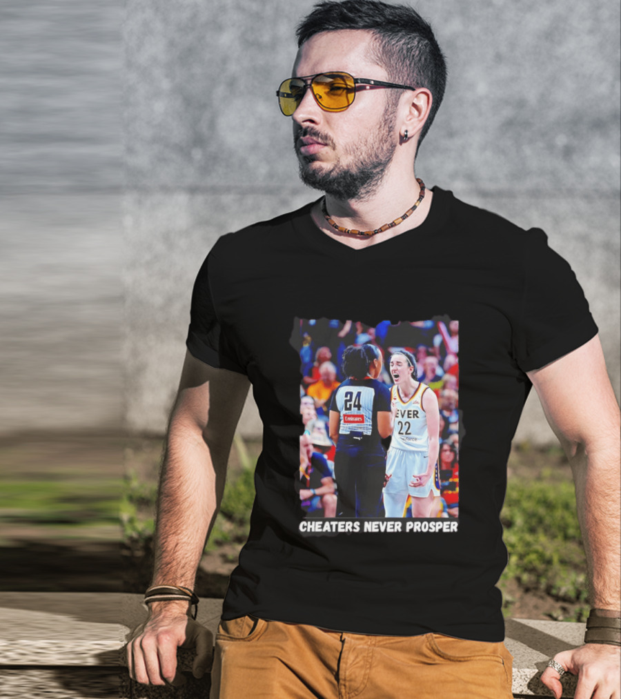 Cheaters Never Prosper 22 Basketball Athlete Intensity Moment T-Shirt