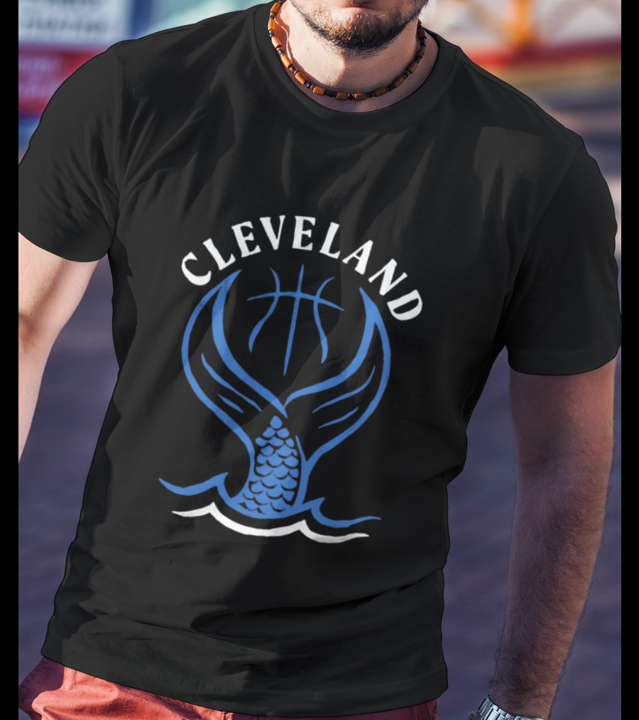 Cleveland Basketball Waves Women's Team Aquatic Spirit T-Shirt