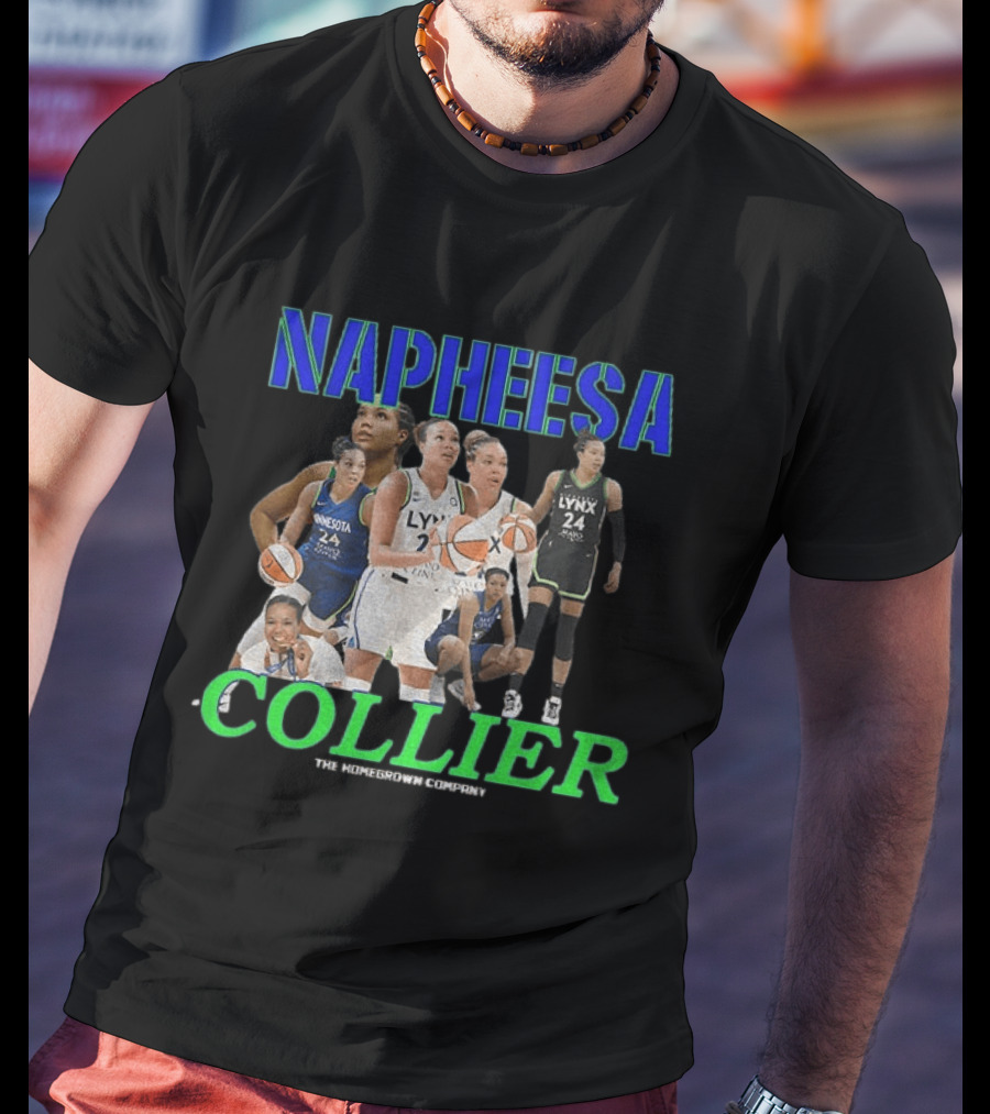 Napheesa Collier MVPhee Queen Of The Court Lynx Basketball Star T-Shirt