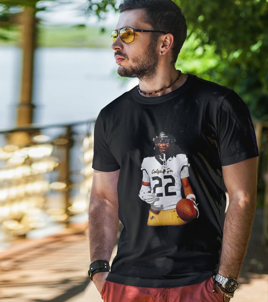 Colquitt County Packers Sean Ethan 22 Football Jersey Player Image T-Shirt