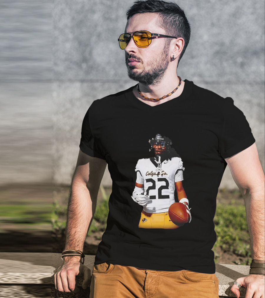 Colquitt County Packers Sean Ethan 22 Football Jersey Player Image T-Shirt