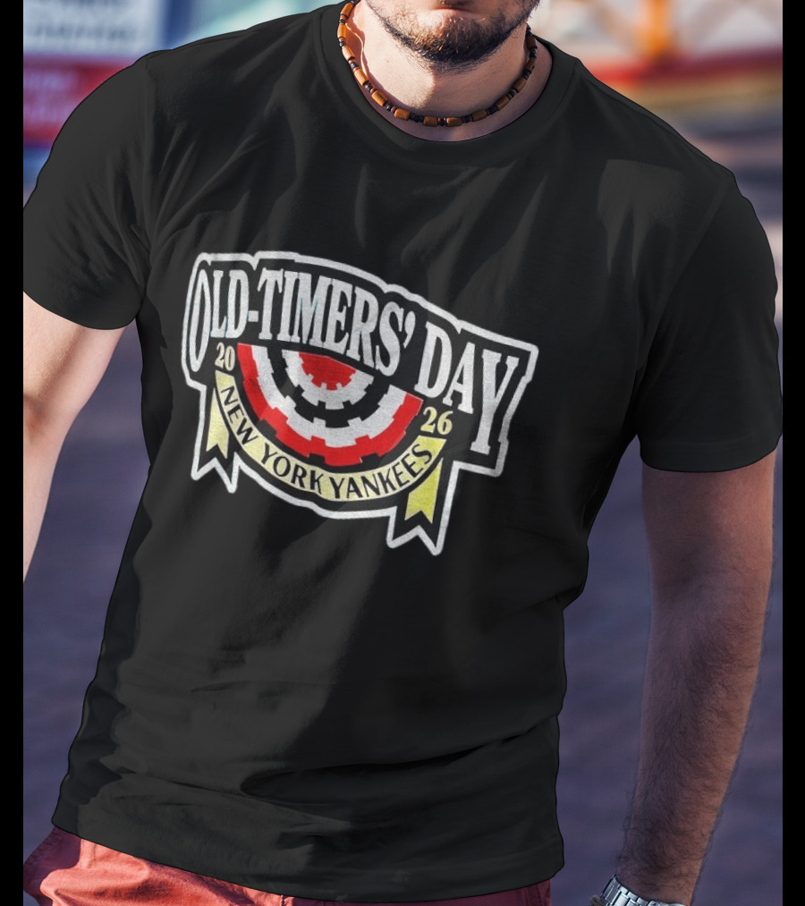 New York Yankees 2026 Old Timers' Day Celebration Event T-Shirt
