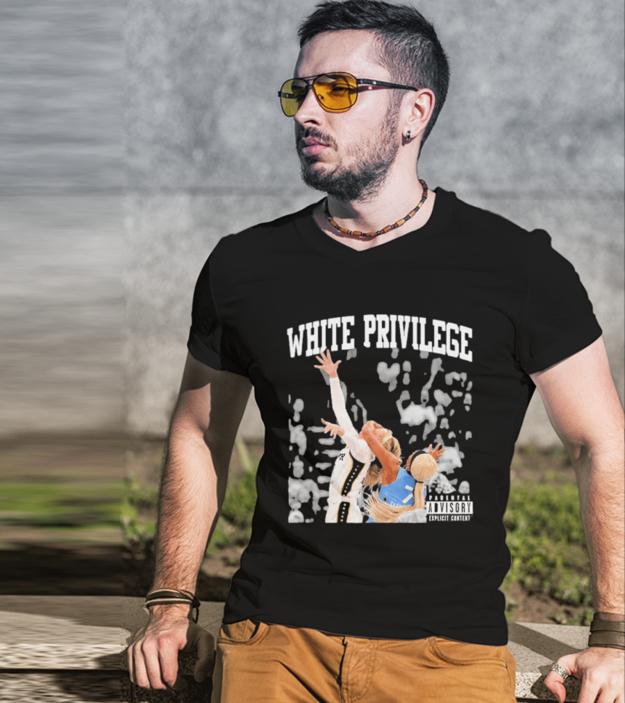 Dijonai Carrington Foul On Sophie Cunningham White Privilege Parental Advisory T-Shirt