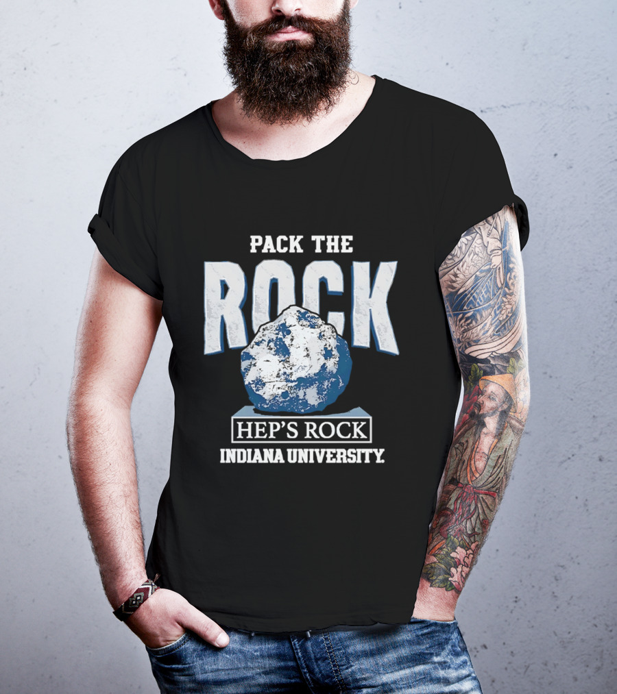 Pack The Rock Hep's Rock Indiana University T-Shirt