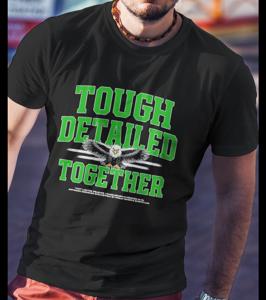 Philadelphia Eagles Tough Detailed Together Jalen Hurts T-Shirt