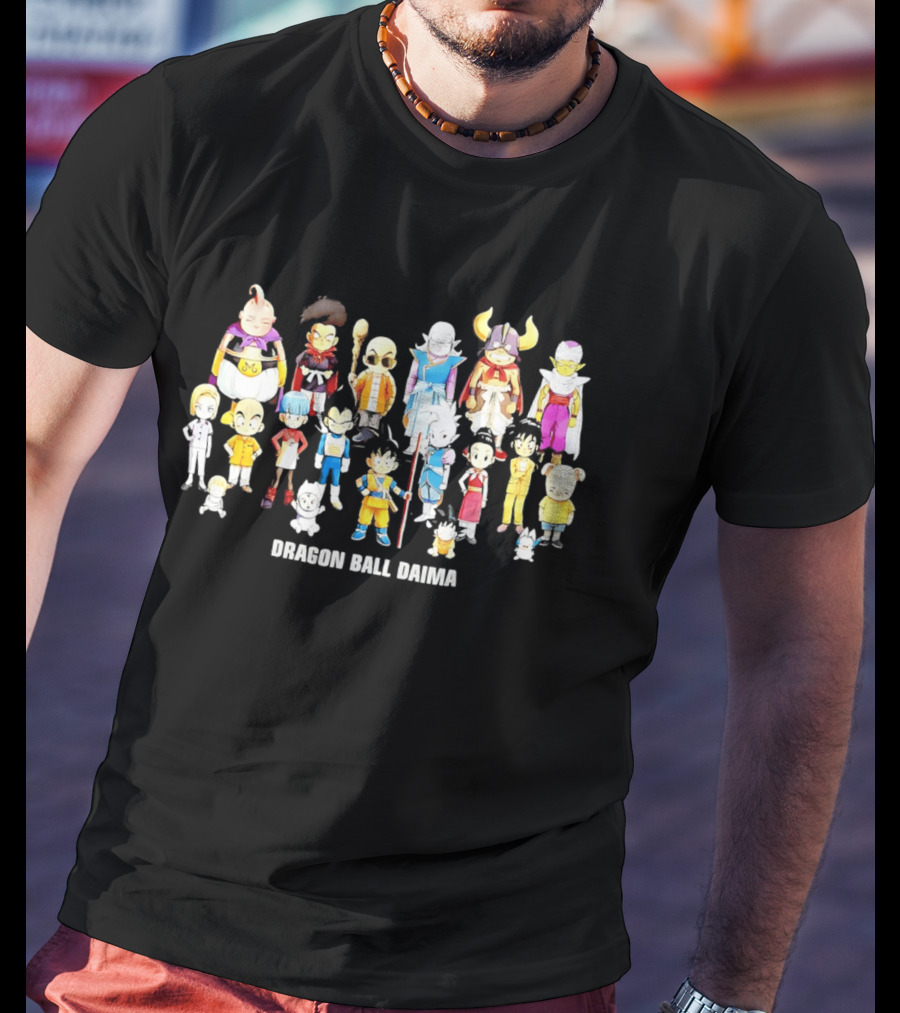 Dragon Ball Daima Chibi Anime Characters Lineup T-Shirt