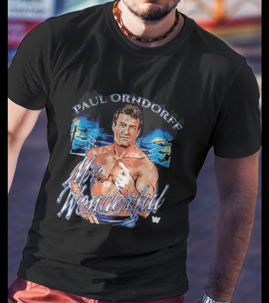 Paul Orndorff Mr. Wonderful WWE Wrestling Legend T-Shirt