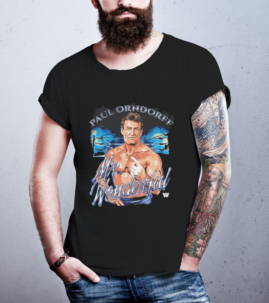 Paul Orndorff Mr. Wonderful WWE Wrestling Legend T-Shirt