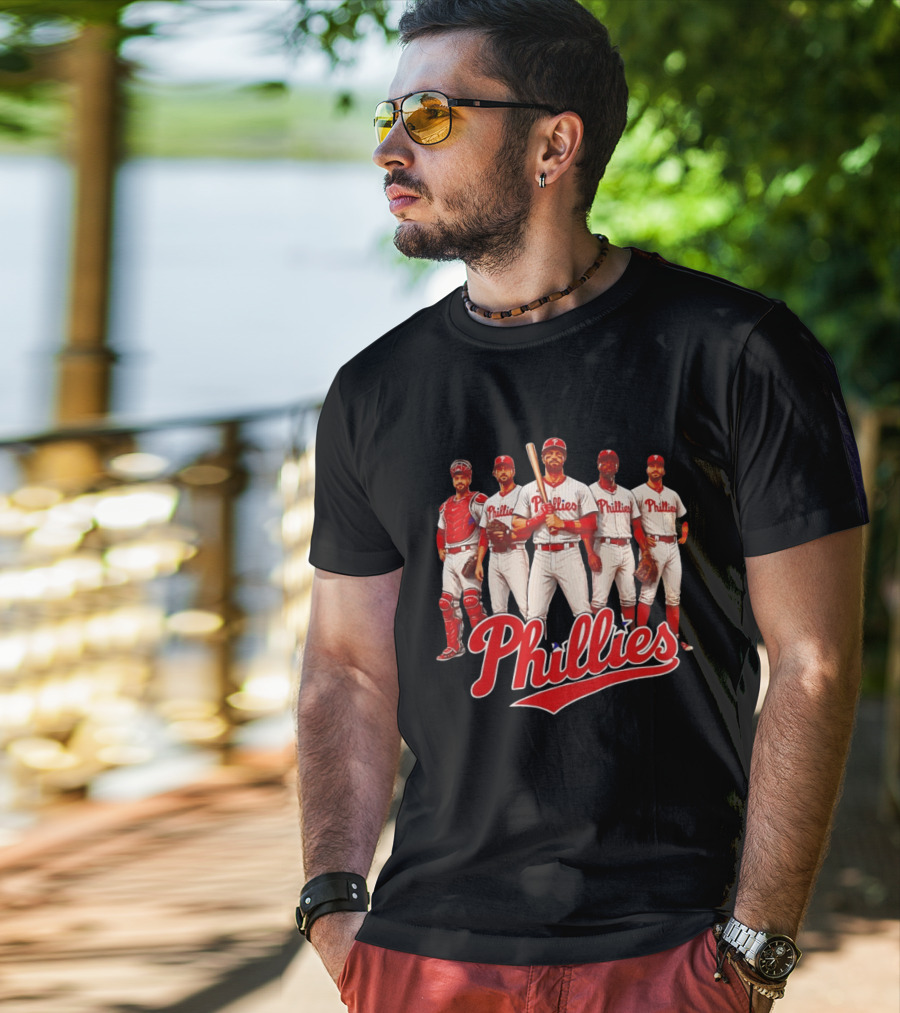 Philadelphia Phillies Field Of Dreams 2026 Team Roster Lineup T-Shirt
