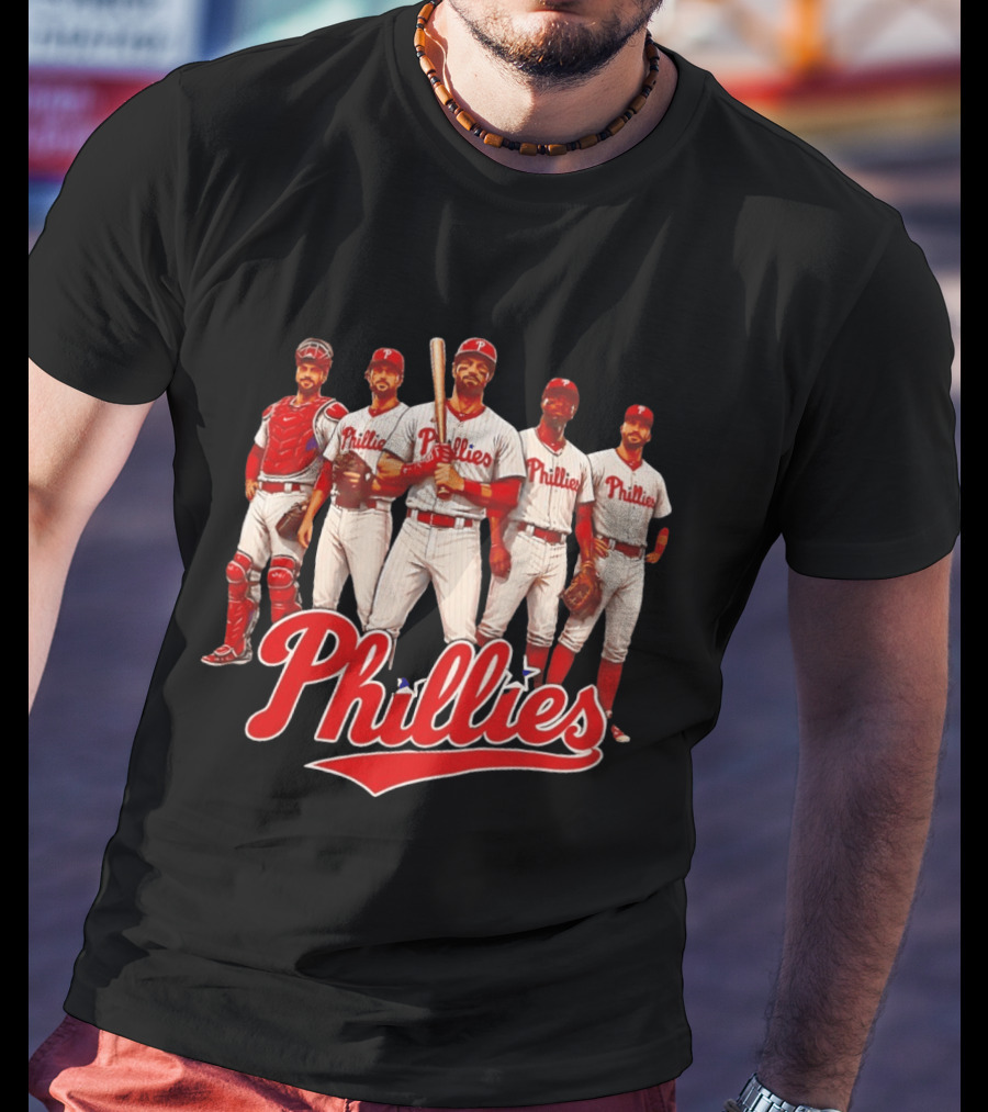 Philadelphia Phillies Field Of Dreams 2026 Team Roster Lineup T-Shirt