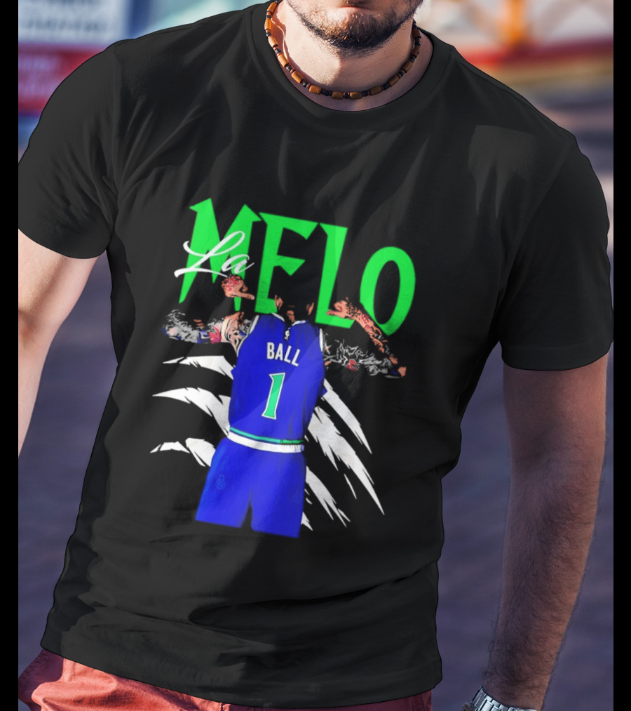 LaMelo Ball Timberwolves NBA Number 1 Jersey T-Shirt