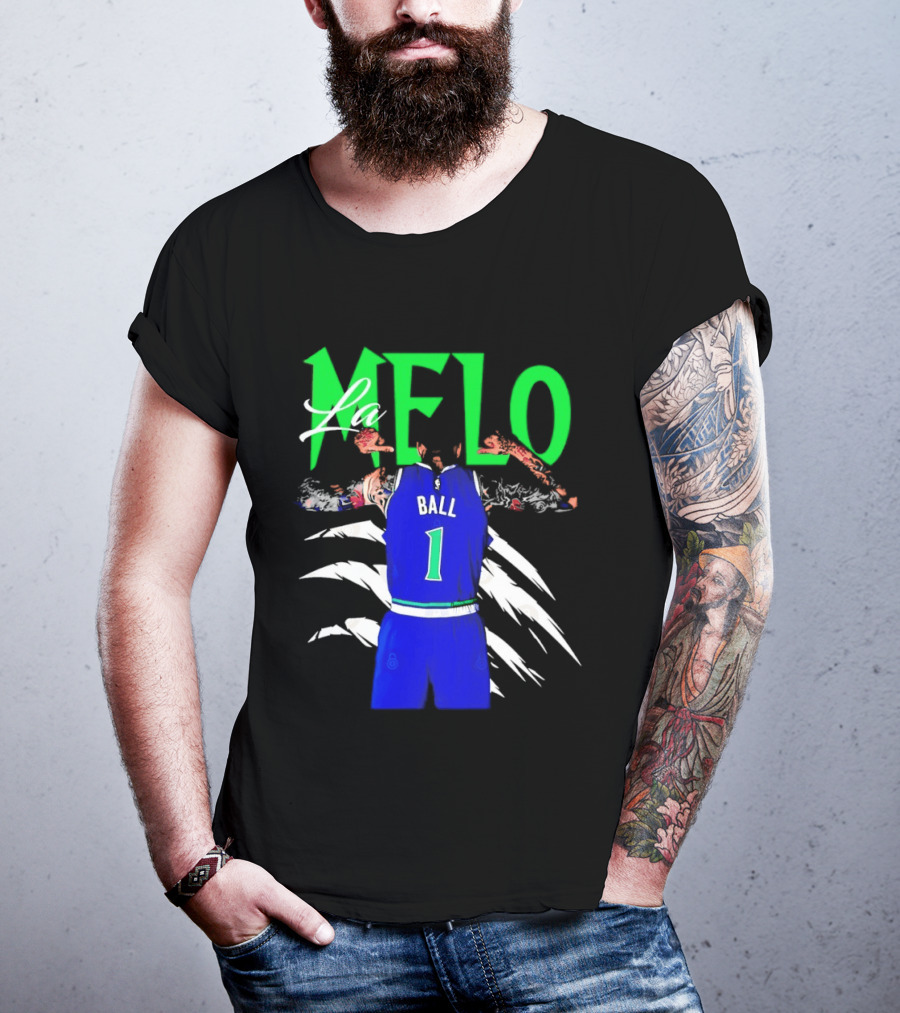 LaMelo Ball Timberwolves NBA Number 1 Jersey T-Shirt