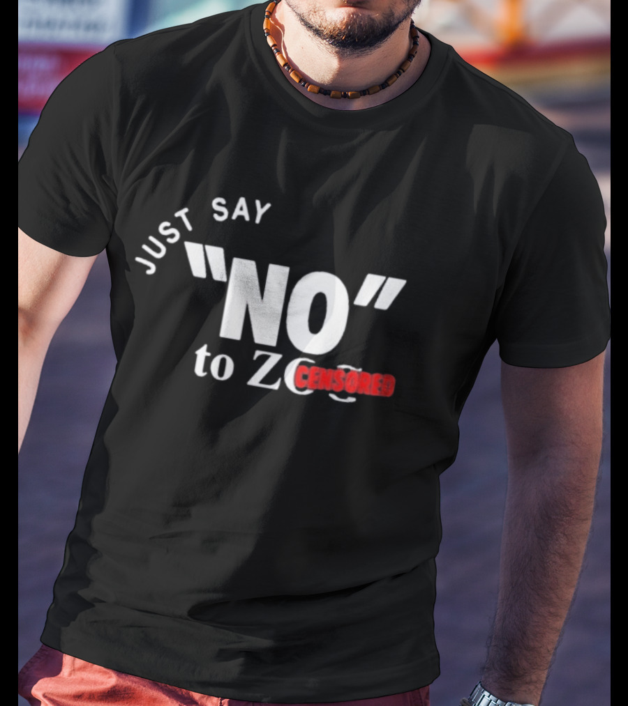 Randy Weaver Just Say No To Censored Zero T-Shirt