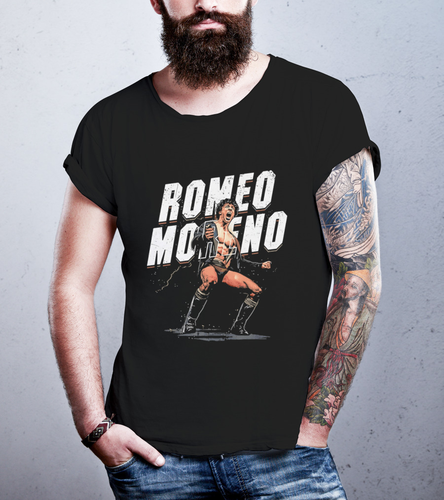 Romeo Moreno Dynamic NXT Superstar Wrestling Persona T-Shirt