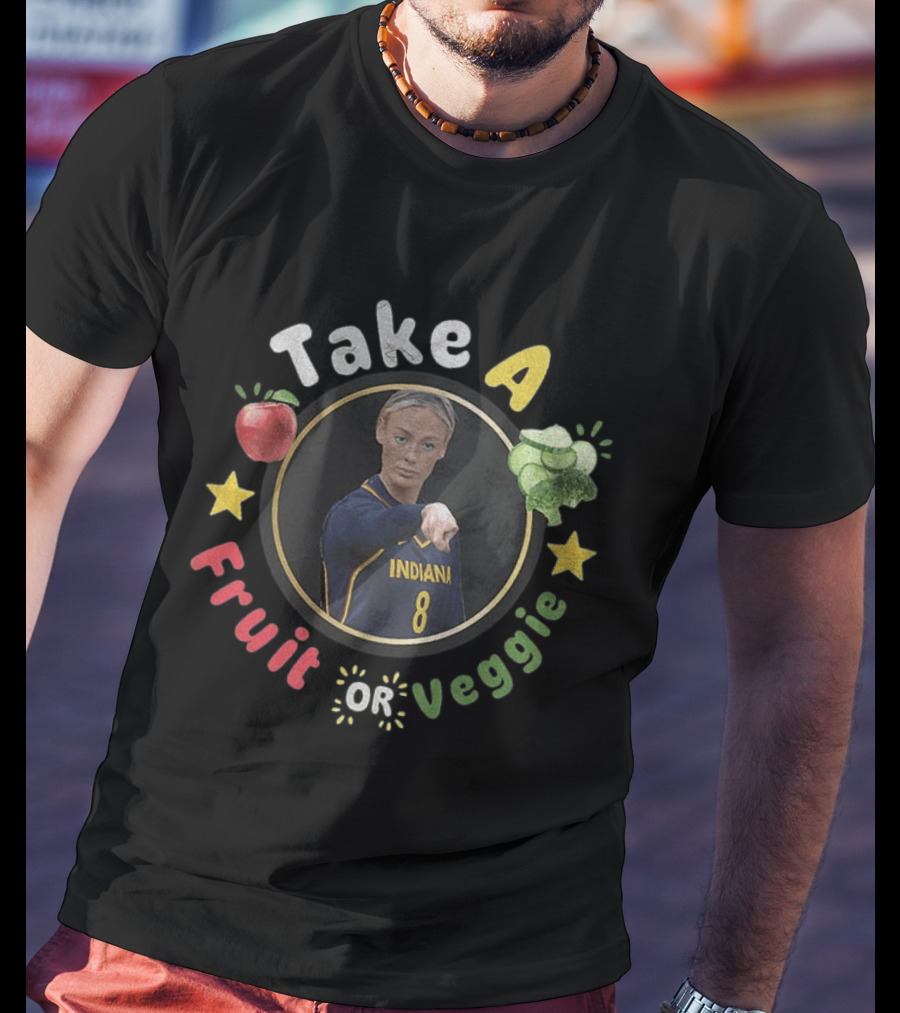 Take A Fruit Or Veggie Indiana 8 Sophie Cunningham Pointing Meme T-Shirt