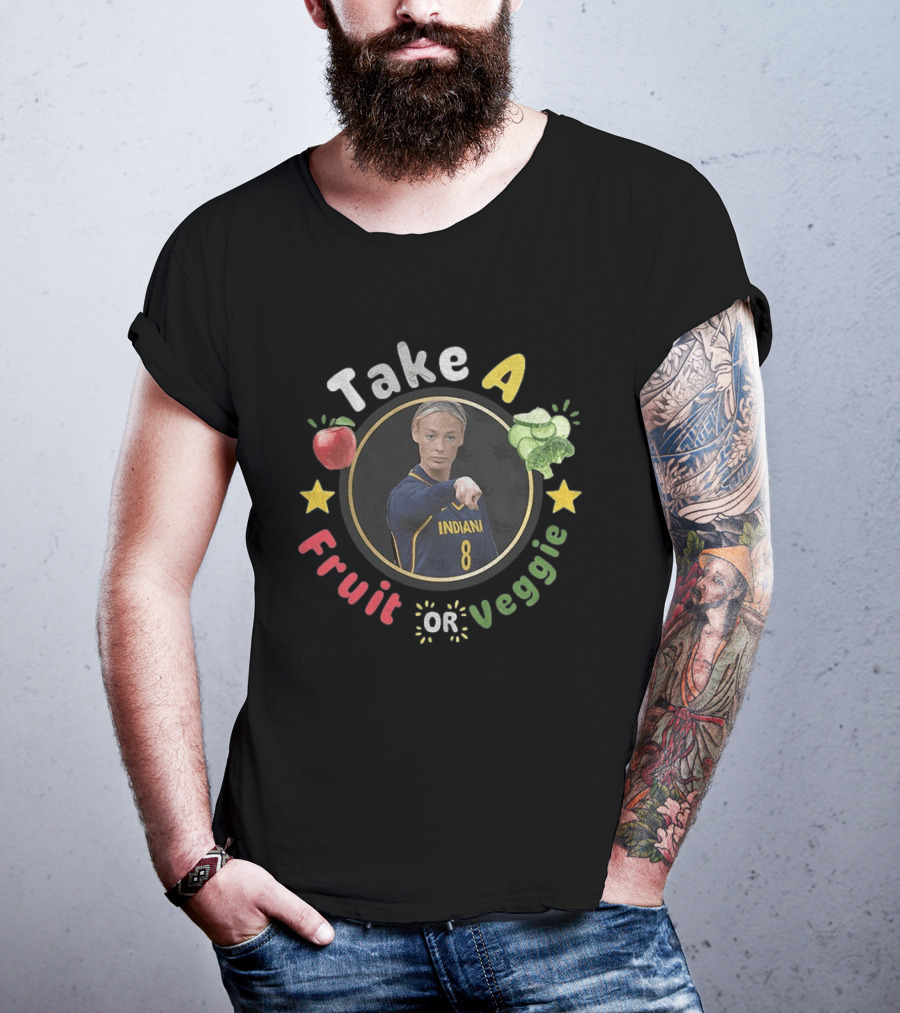 Take A Fruit Or Veggie Indiana 8 Sophie Cunningham Pointing Meme T-Shirt