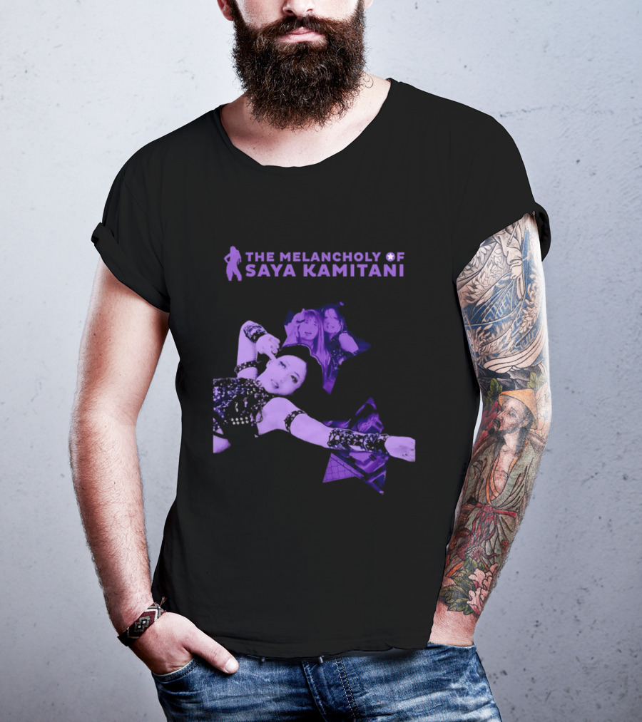 The Melancholy Of Saya Kamitani Purple Aesthetic T-Shirt
