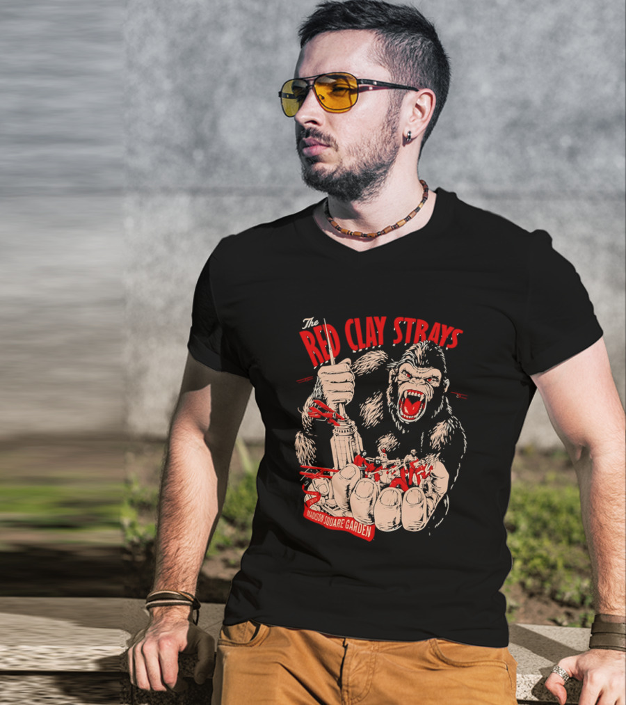 The Red Clay Strays Aug 9 2026 King Kong Madison Square Garden Event T-Shirt