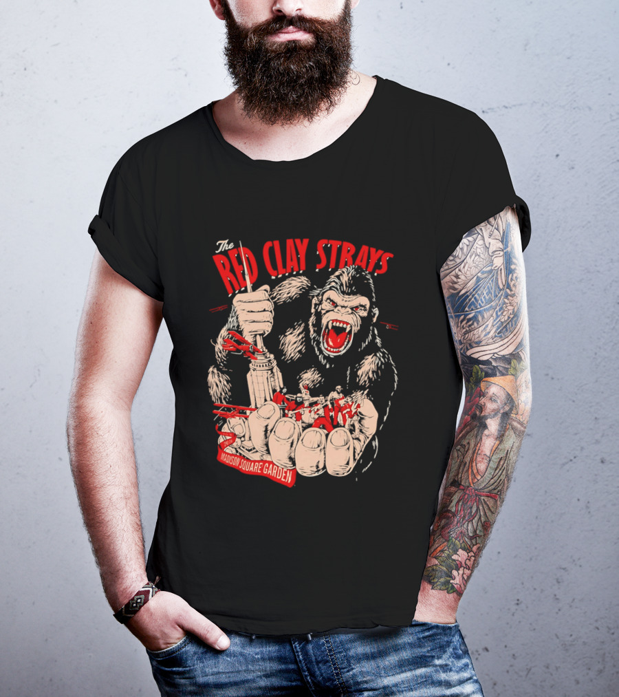 The Red Clay Strays Aug 9 2026 King Kong Madison Square Garden Event T-Shirt