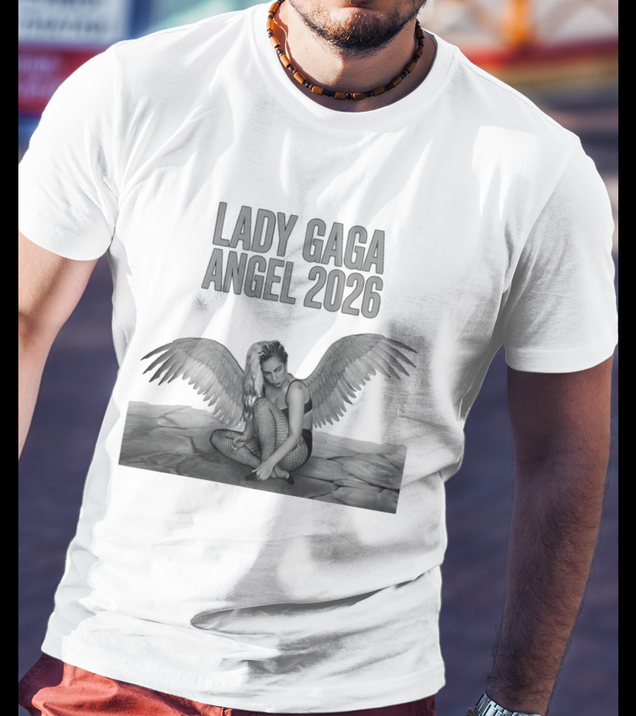 LADY GAGA ANGEL 2026 Winged T-Shirt