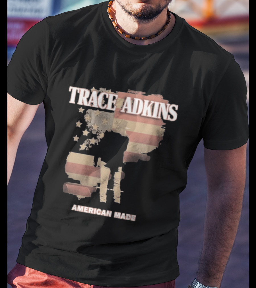 Trace Adkins American Made USA Flag Stars And Stripes T-Shirt