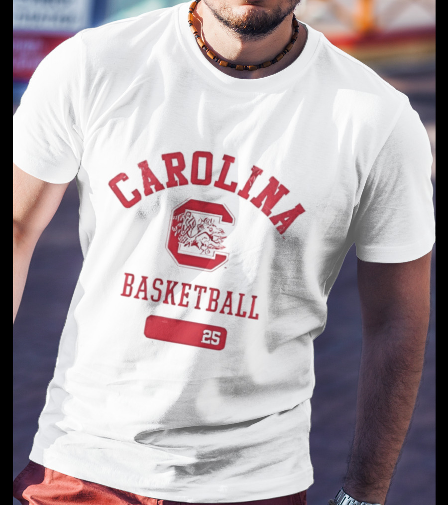 Carolina Basketball 25 South Carolina Gamecocks Raven Johnson T-Shirt