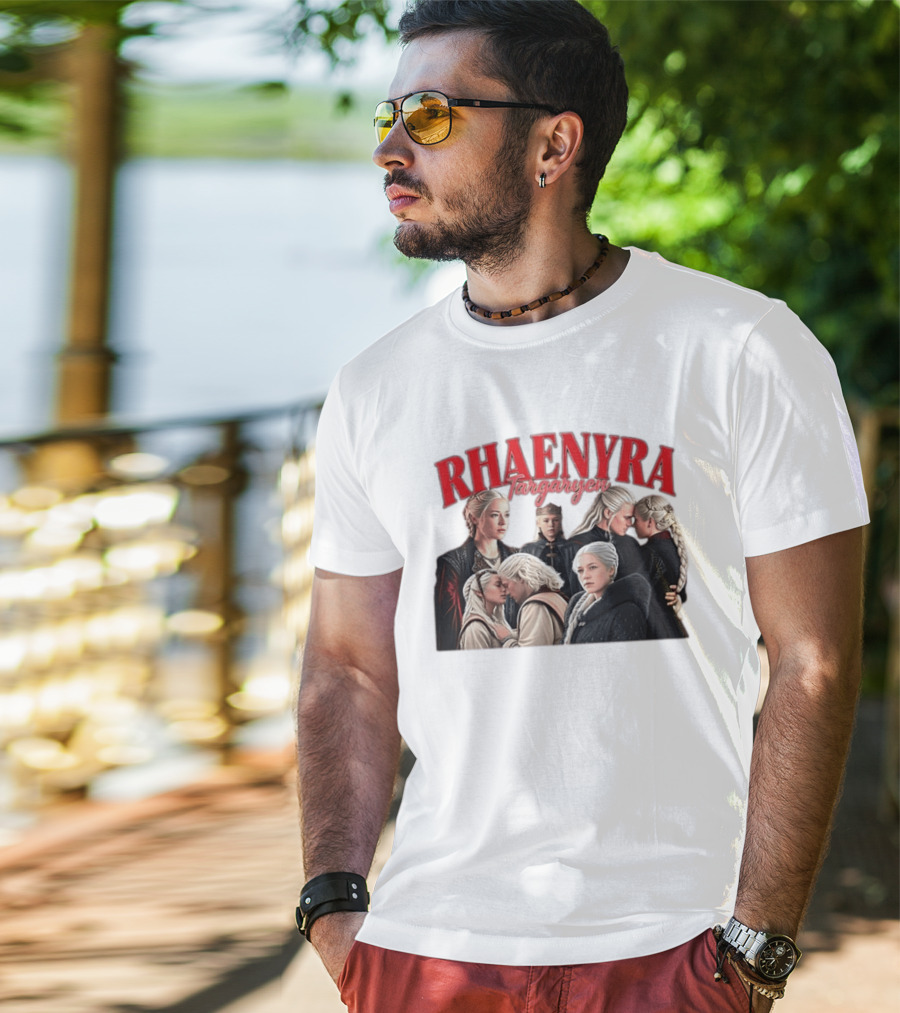 Rhaenyra Targaryen Photo Collage Bootleg Portraits T-Shirt