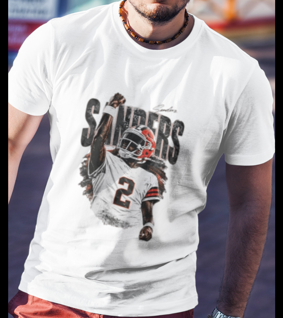 Sanders 2 Colorado Buffaloes Jersey Football Player T-Shirt