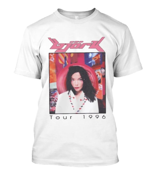 Björk Tour 1996 Post Icelandic Singer T-Shirt