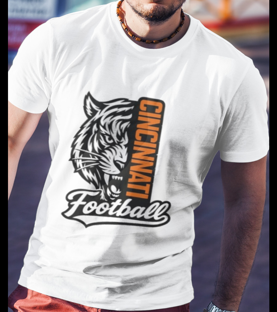 Cincinnati Football Tiger Tiger Iconic Team T-Shirt