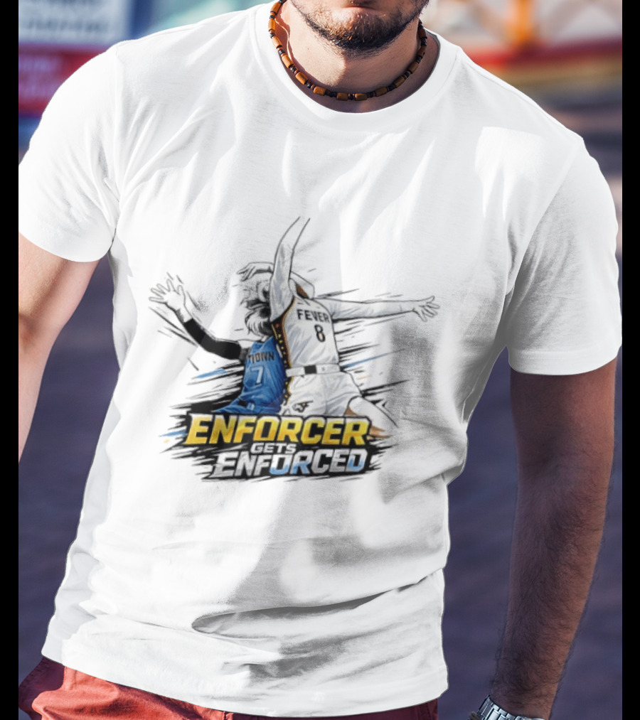 WNBA Enforcer Fever 8 Jumper Action T-Shirt