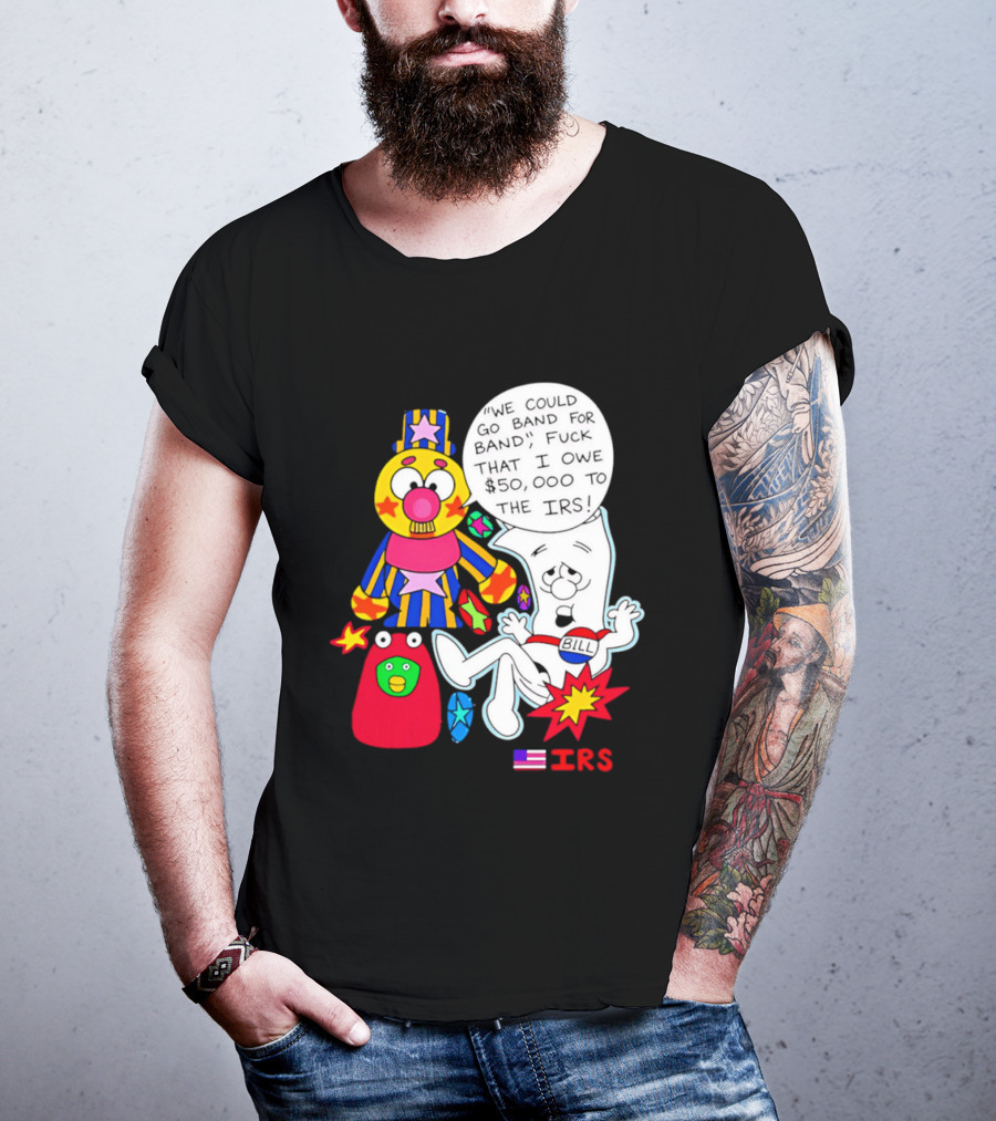 I'm Just A Bill IRS Debt Schoolhouse Rock Clown And Starburst T-Shirt