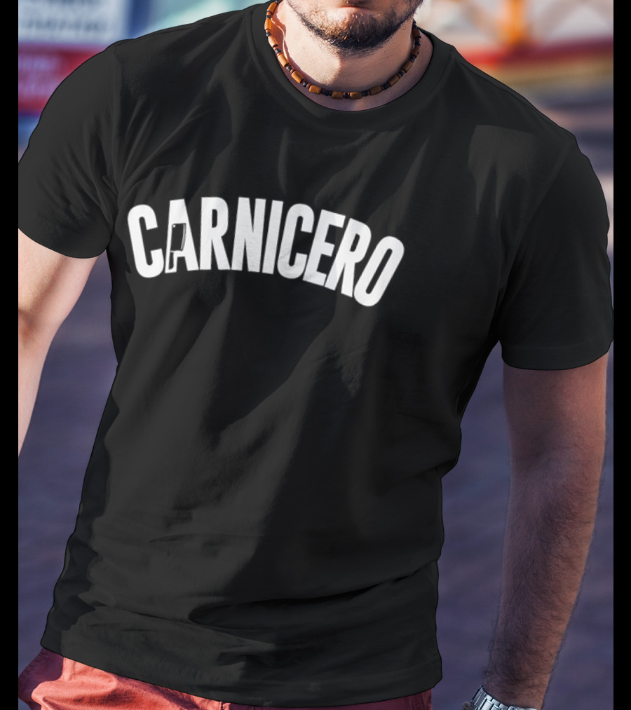Carnicero Arched Meat Cleaver Butcher Knife T-Shirt