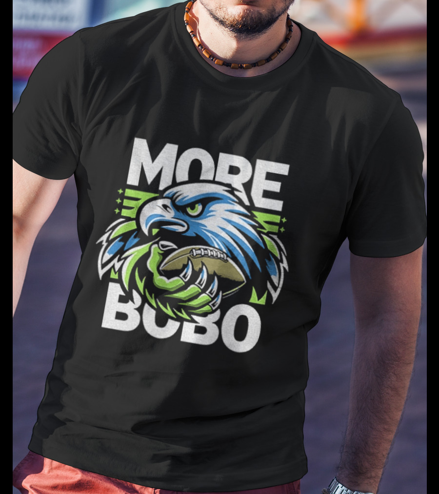 Jake Bobo More Bobo Seattle Seahawks Football Vibrant Gradient 2025 T-Shirt