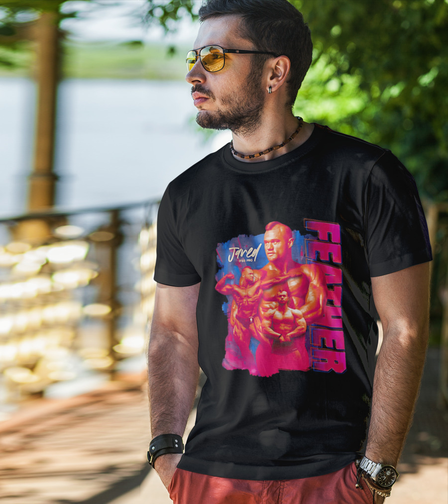 Jared Feather IFBB Pro Bodybuilding Champion Bold Visual T-Shirt