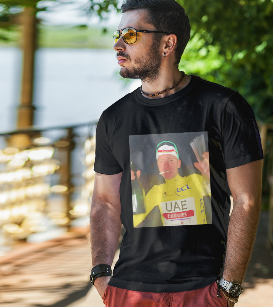 UAE Emirates LCL Tour De France Winner Celebrating T-Shirt