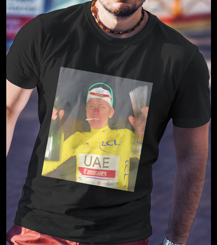 UAE Emirates LCL Tour De France Winner Celebrating T-Shirt