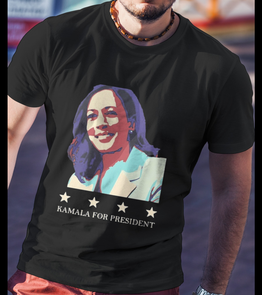 Kamala For President Pop Political Four Star T-Shirt