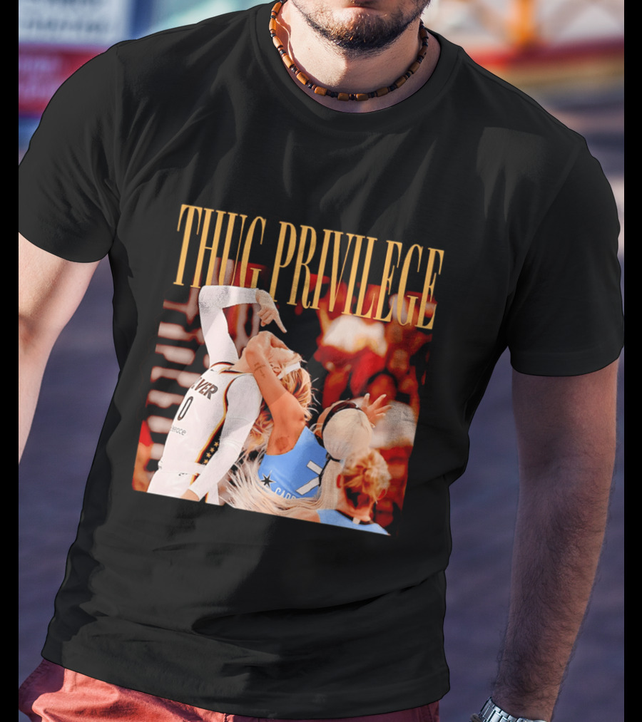 Thug Privilege Sophie Cunningham Basketball Action T-Shirt